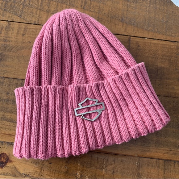 Harley-Davidson Accessories - Harley-Davidson Pink Knit Beanie